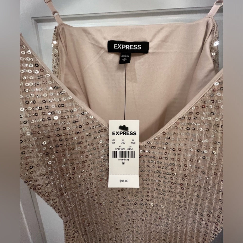 NWT express sequin mini dress